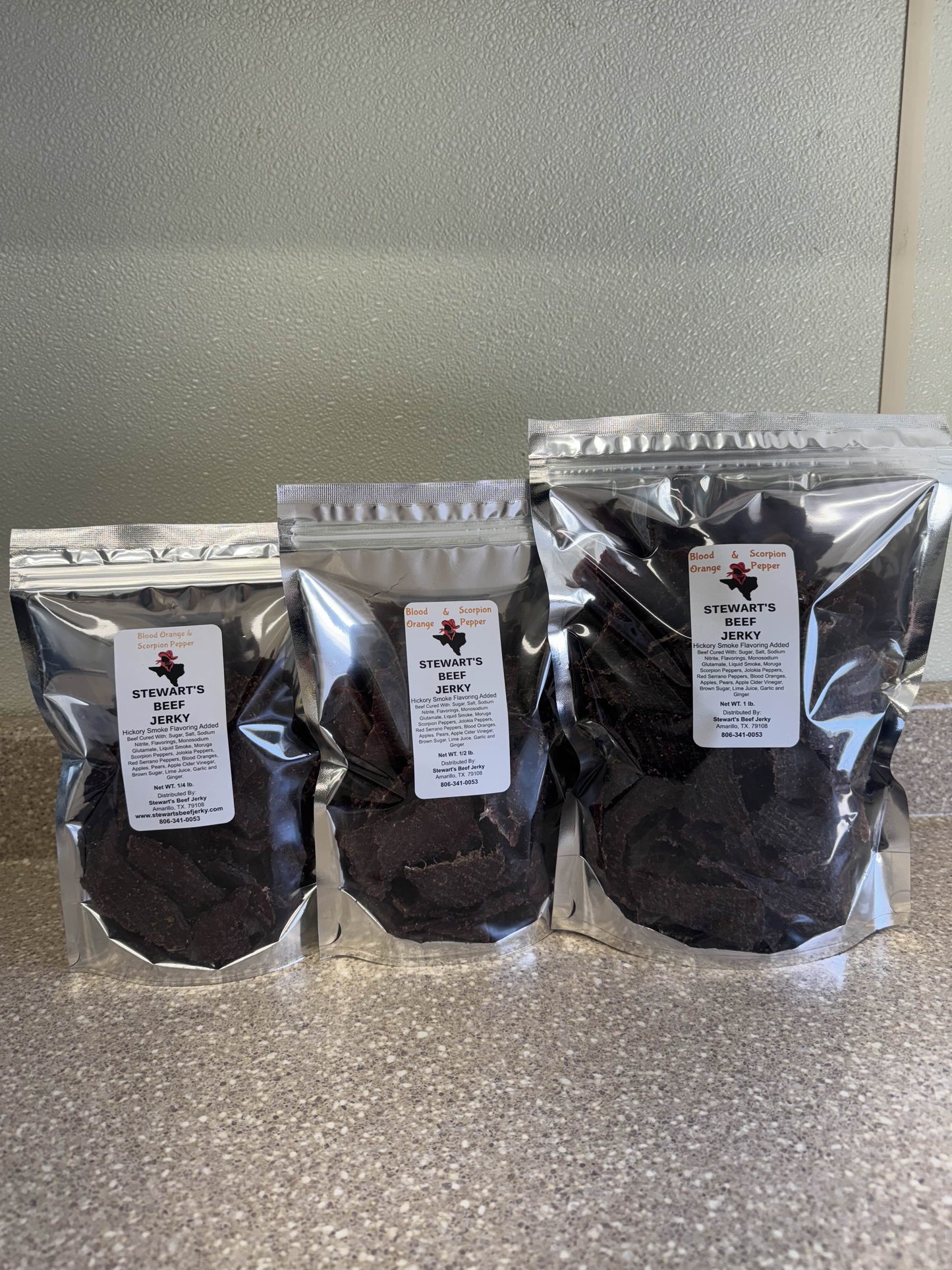 Stewart's Beef Jerky: Blood Orange & Scorpion Pepper